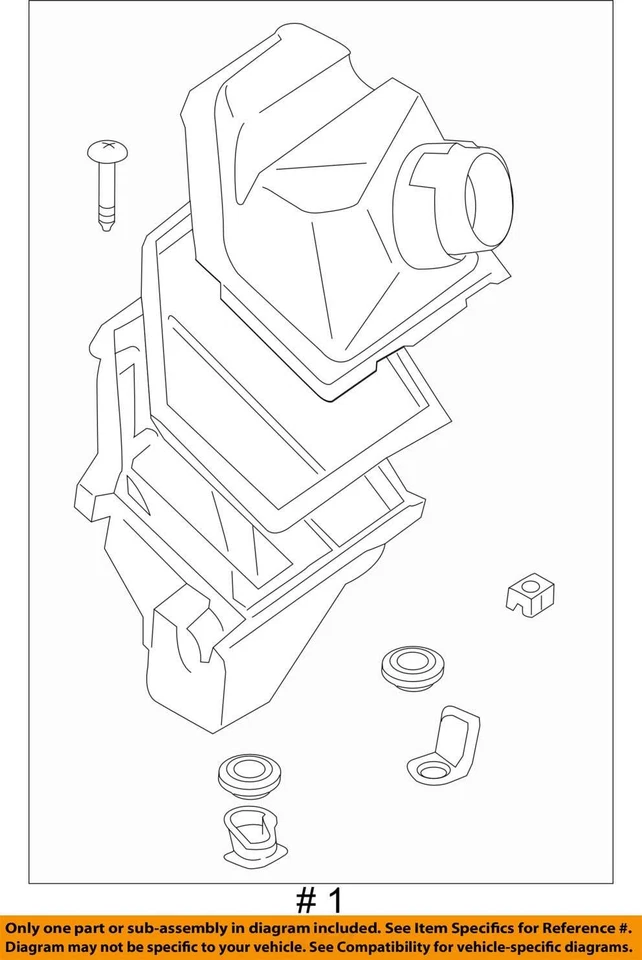 2019-2024 BMW M850I 4,4 Л ПОЛНЫЙ ПРИВОД ПРАВЫЙ ВОЗДУХОЗАБОРНИК ОЧИСТИТЕЛЬ ФИЛЬТР КОРПУС КОРОБКА - Изображение 4 из 4