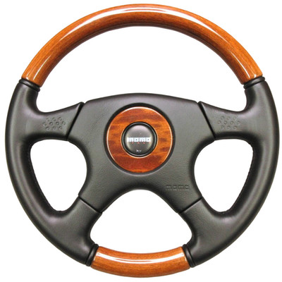 MOMO Olympic III Steering Wheel 360mm Wood Leather JDM Vintage