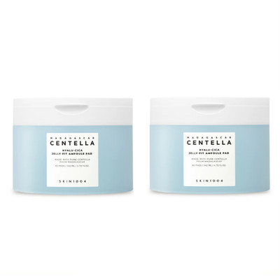 SKIN1004 Madagascar Centella Hyalu Cica Jelly Fit Ampoule Pad 60Pads 140ml 2ea