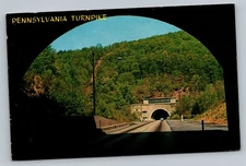 c1960 Pennsylvania Turnpike Blue Mountain Tunnel Vintage Postcard
