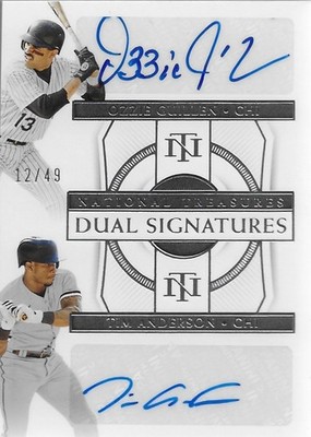 2021 Panini National Treasures #SS Ozzie Guillen / Tim Anderson #/49
