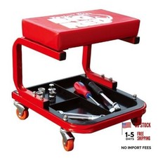 Big TR6300-3 250lbs Red Rolling Automotive Creeper Garage/Shop Seat: RED
