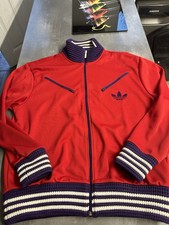 retro adidas Adicolor originals montreal 22 track top jacket Large Red Purple 70
