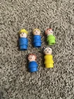 VINTAGE FISHER PRICE LITTLE PEOPLE Lot of 5