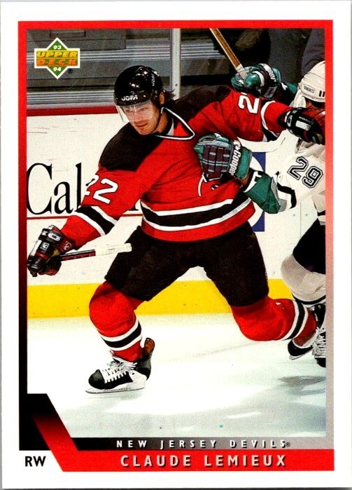 1993-94 Upper Deck #391 Claude Lemieux New Jersey Devils