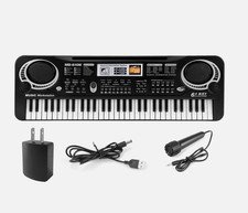 61-Key Electronic Keyboard Piano Musical Instrument for Children Beginners Gifts