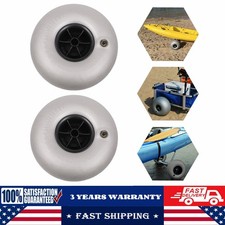 10" Beach Cart Balloon Wheels Axle Hole 20mm Replacement Sand Tires 2 Pack HOT
