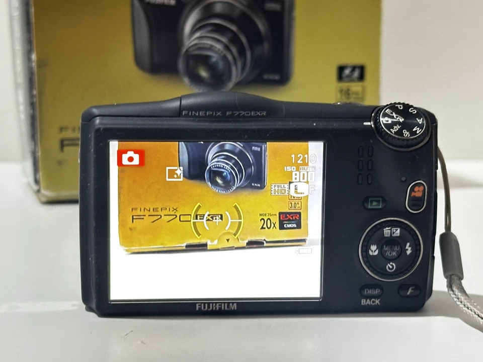 Fujifilm Digital Camera - FinePix F770EXR -16.0MP - Black - boxed - Image 2 of 4