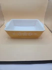 Vintage Pyrex Butterfly Gold 1 1/2 Quart Casserole Dish #0503 No Lid