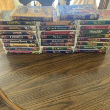 Walt Disney  s Masterpiece Collection. Lot Of 26 VHS Tapes.