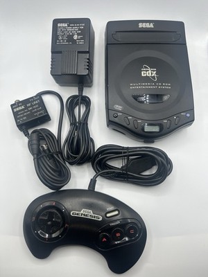 Sega Genesis CDX  Black Console Mk-4121 W/ controller, Cables, & Manual