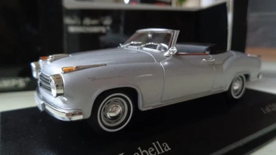 Minichamps 1:43; Borgward Isabella Coupe Cabriolet, silber, OVP, limitiert - Bild 1 von 4