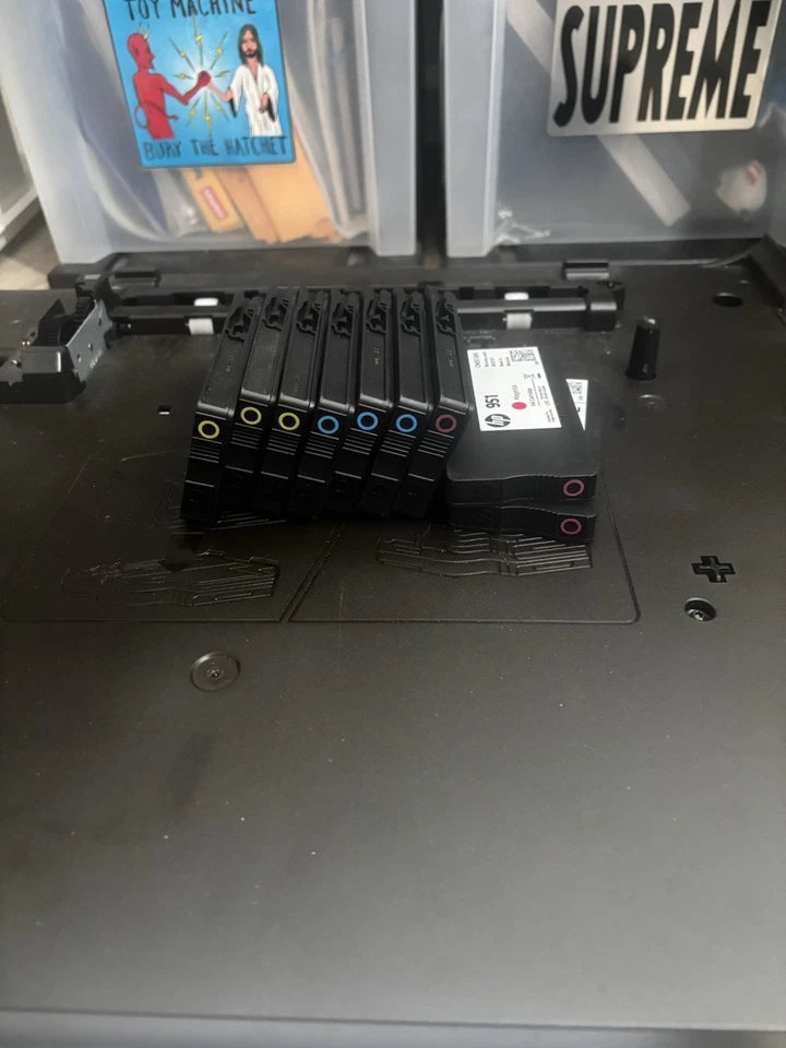 HP OfficeJet Pro 8600 All-in-One USB WiFi Wireless Inkjet Color Printer Fax - Image 2 of 3