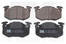 NK Rear Brake Pad Set for Citroen ZX 2.0 i 16V RFS(XU10J4RS) 1996-1997 NK223927