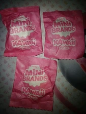 Zuru Mini Brands KAWAII 3 Blind Bag Lot Rare To Common