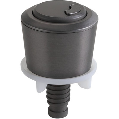 Wirquin Kayla DUAL Spültaste - Gun Metal ABS, 50mm (50120761)