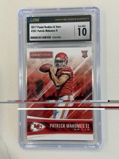 2017 Rookies & Stars PATRICK MAHOMES II RC Rookie #201 CSG 10 Chiefs