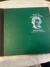 78 RPM Shellac Philharmonic Transcr Beethoven Sym. No. 8 in Fmaj. pts 1-6 (3LP's