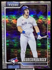 Addison Barger - 2026 Topps Opening Day Foil Pattern SP #241 Blue Jays