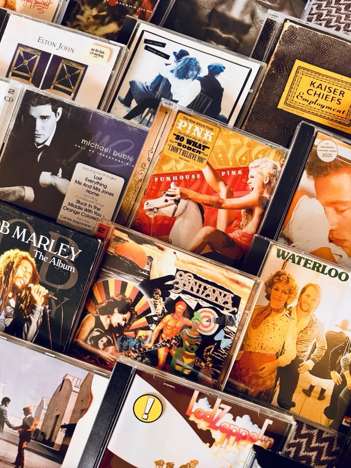 CD Sammlung-200x-Nachlass-Pink Floyd-Led Zeppelin-Cure-Dire Straits-Yes-U2 - Bild 3 von 4