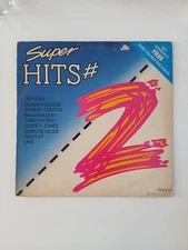 Super Hits #1 RTL 2058 UK First Press 1981 Compilation Blue Corner Flash VG+