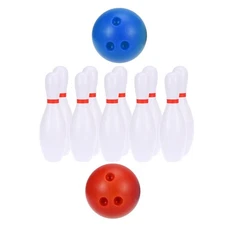Toyvian 2Set Dollhouse Miniature Bowling Ball Set Miniature Dollhouse Bowling...