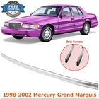 Front Chrome Bumper Trim Molding For 1998-2002 Mercury Grand Marquis FO1057281