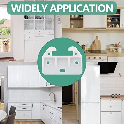 20 Pcs Plastic Drawer Track Guides Replacement Parts for Dressers Hutches - Bild 2 von 7