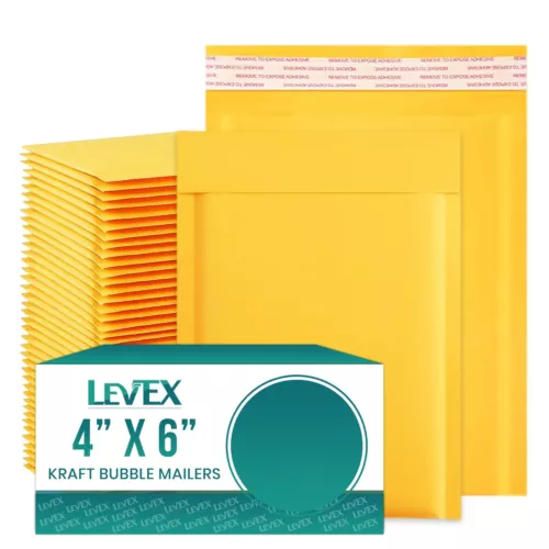 Any Size 50/100/200/500 Kraft Bubble Mailers Padded Envelope Shipping Bags Seal
