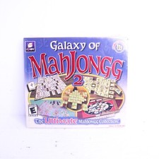 Galaxy of Mahjongg 2 [Jewel Case w/ Slip cover] - 2001 PC CD ROM Game NEW Sealed