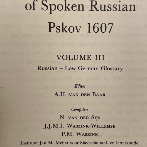 Tonnies Fenne's Low German Manual of Spoken Russian (4 volumes); facsimile, etc. - Picture 21 of 24