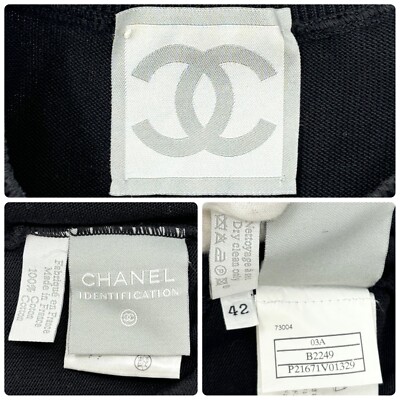 CHANEL Sport Vintage 03A CC Logo T-shirt #42 Short Sleeve CHANEL Sport Vintage 03A CC Logo T-shirt #42 Short Sleeve