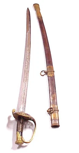 Model 1850 STAFF & FIELD SWORD With SCABBARD