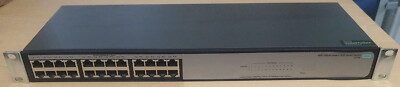 used-part HPE 1420 Switch Series 24G Ethernet Switch JG708B mit Einbauwinkel