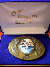 Western Style Artistic Impressions Ducks by Julie Zsupnik Belt Buckle