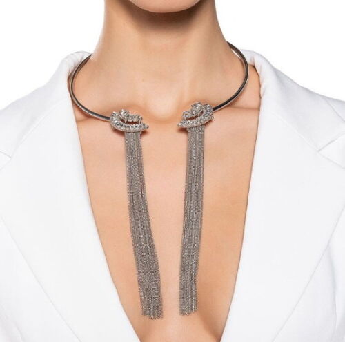 Collier femme strass long gland bijoux club taille sexy chaîne corporelle 27241 - Photo 1 sur 12