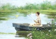 high quality oil painting handpainted on canvas "A tranquil afternoon "