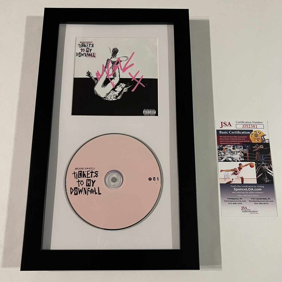 Machine Gun Kelly 直筆サイン Machine Gun Kelly Signed Autograph MGK Mainstream Sellout