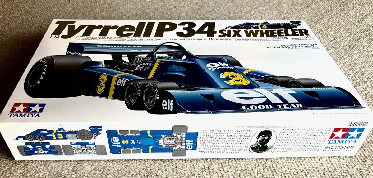 自動車 Tyrrell P34 6 Wheeler 1/12 TAMIYA Tyrrell P34 Six Wheeler Formula 1 Race Car 1/12 Tamiya
