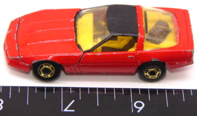 1982 Hot Wheels 80 s Corvette Diecast Car Toy Red Yellow Gold