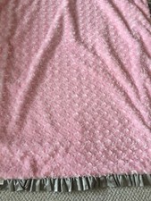 Comforter PINK AND GRAY Crib Size 35  By 48  By Pine Creek Bedding/ Custom Kids
