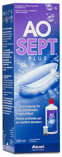 AOsept Plus Kontaktlinsen-Pflegemittel inkl. Behälter, Einzelflasche, 1 x 360 ml - Bild 3 von 3