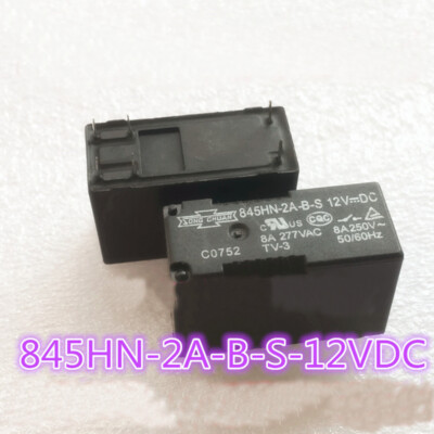 5PCS Song chuan 845HN-2A-B-S 12VDC 8A Power Relay 6 Pins