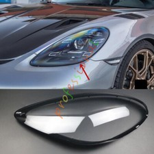 For Porsche 718 Cayman Boxster 982 2017-2022 Left Side Headlight Clear Lens