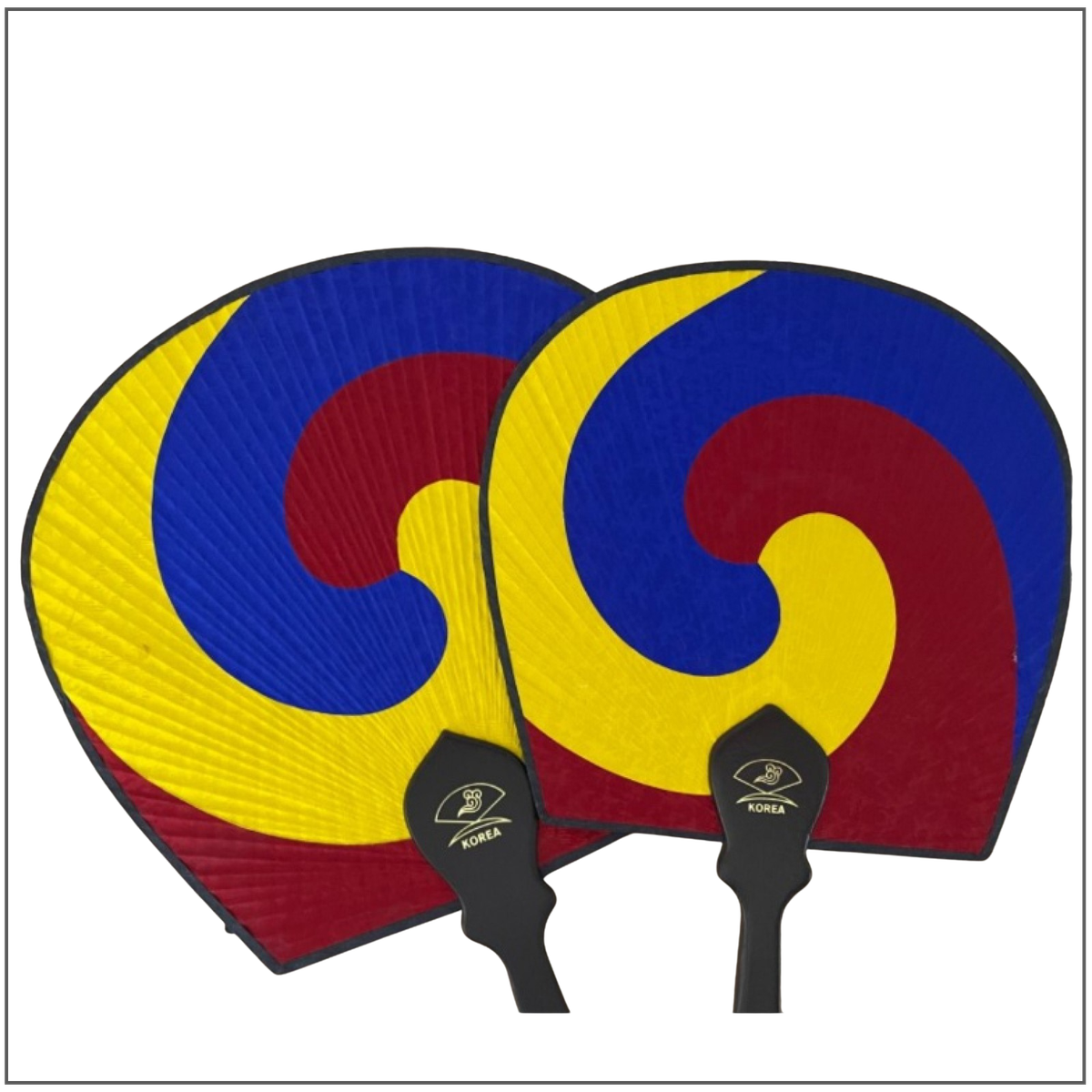 BTS ユンギ 団扇 Korean Traditional Crafts Hand Fan Taegeuk Pattern Handmade BTS