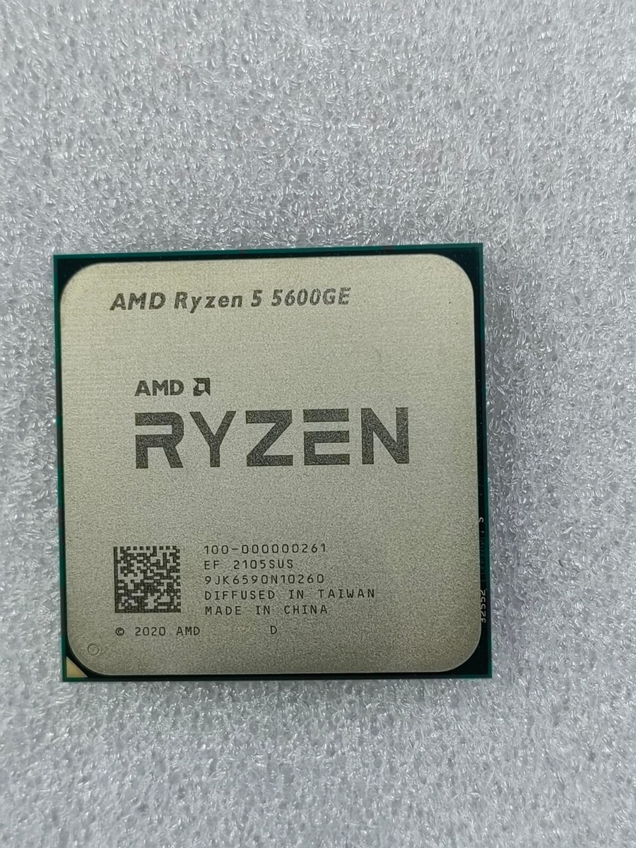 AMD RYZEN 5 5600GE Desktop CPU APU R5 Socket AM4 ZEN 3 100