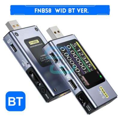 FNIRSI-FNB58 USB Tester Voltmeter Ammeter TYPE-C Fast Charge Detection Trigger