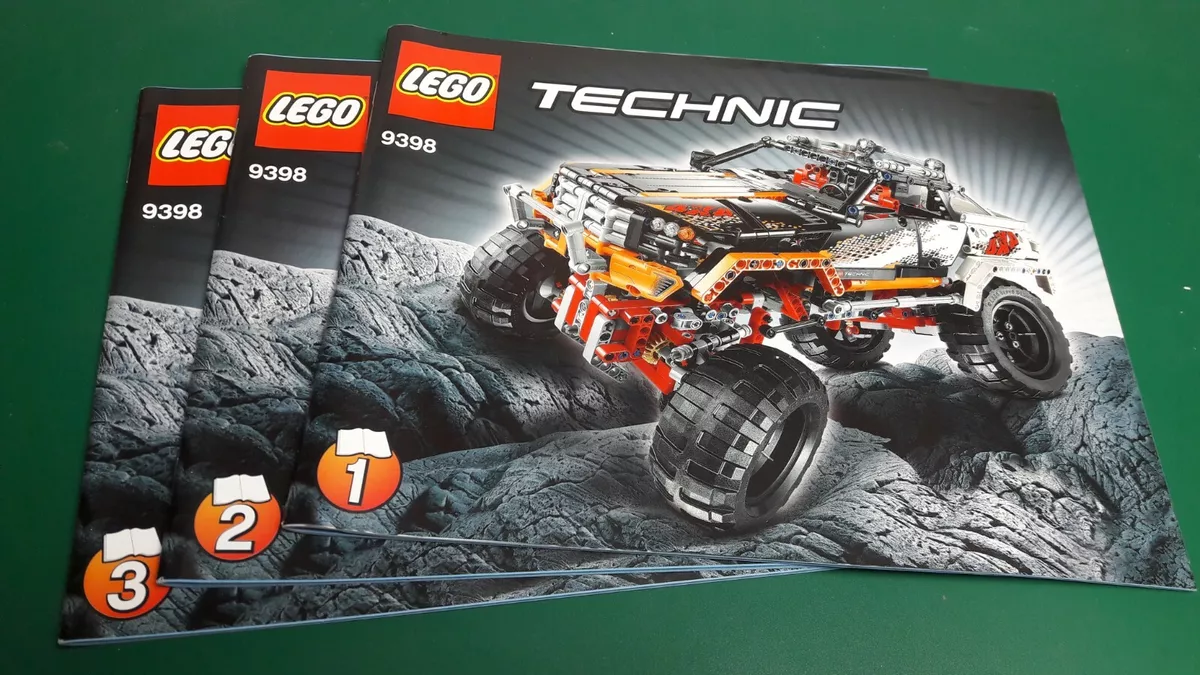 New Lego Technic instructions no parts choose any