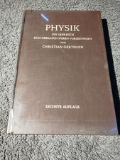 Physik, Lehrbuch, Buch, Christian Gerthsen, 1960, sechste Auflage