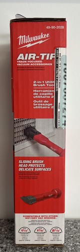 Milwaukee Tool 49-90-2028 Air-Tip 2-In-1 Utility Brush Tool Attachment For - Picture 2 of 4